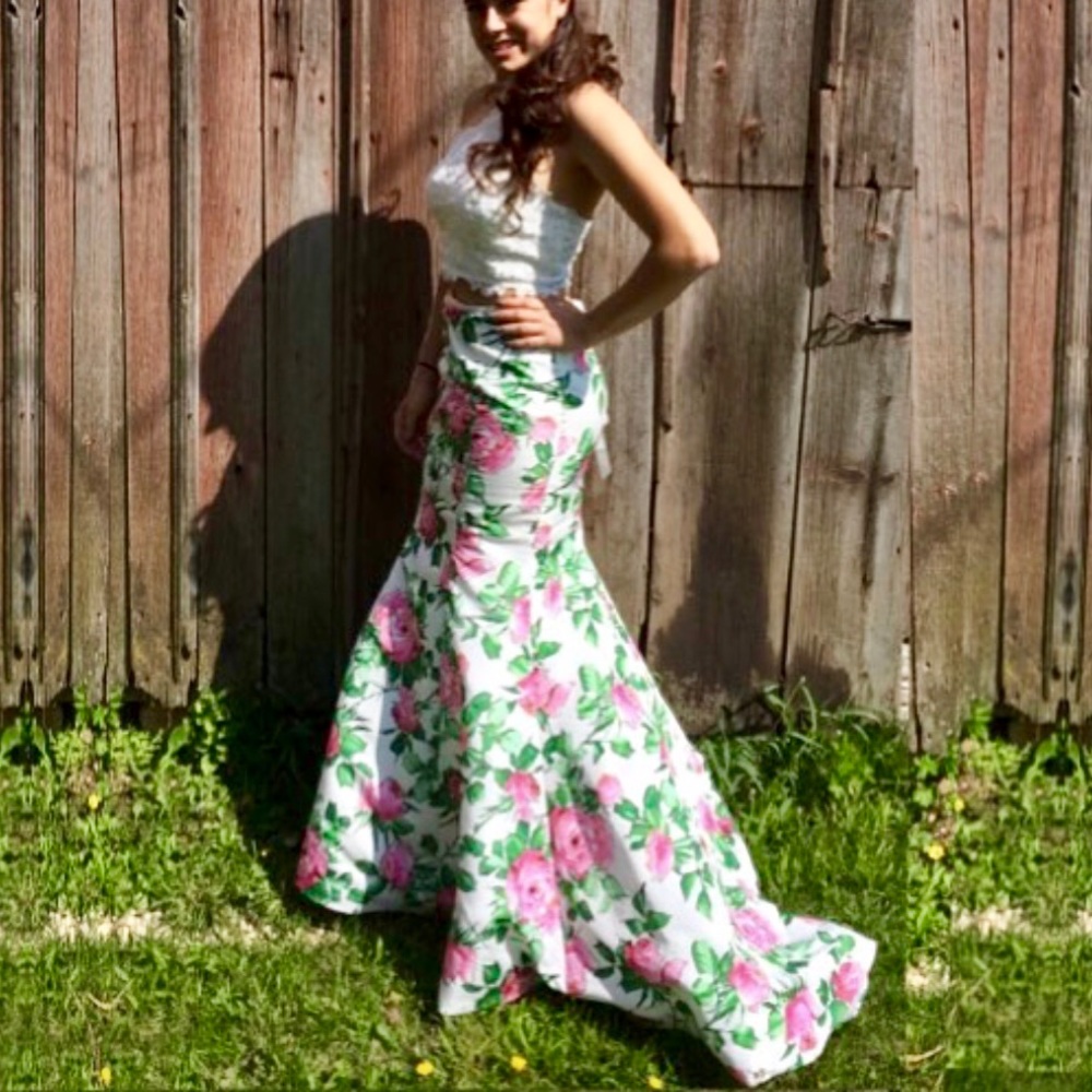 Sherri Hill Two Piece Prom Dress